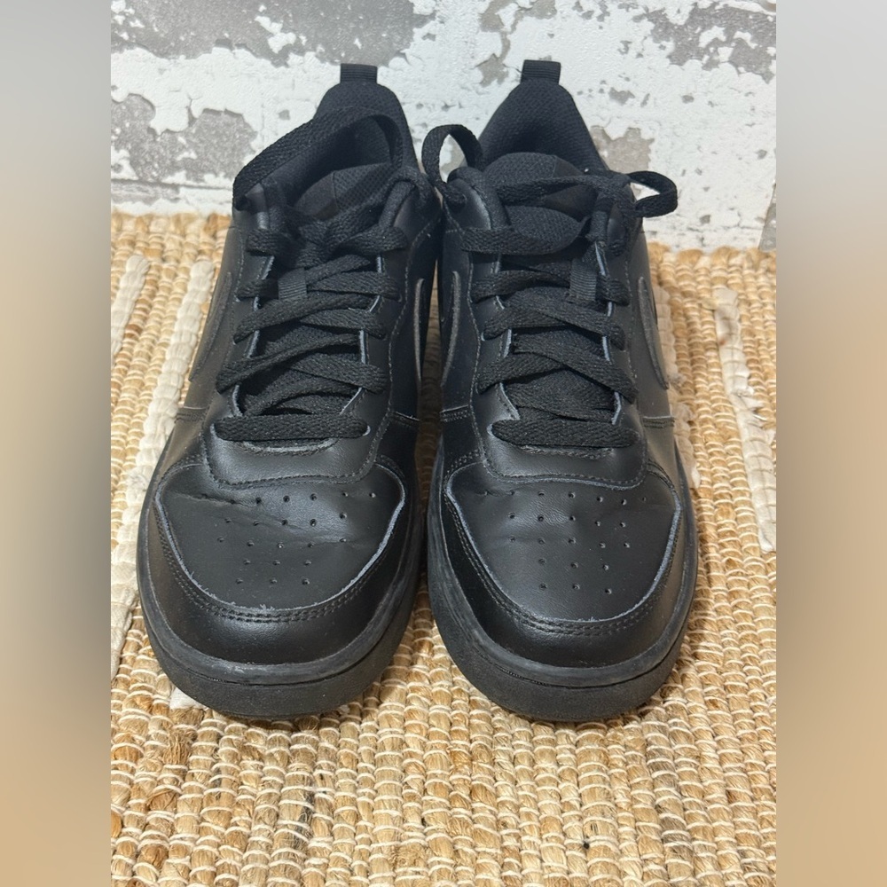 Nike Black Court Borough Low 2 Black Athletic Shoes